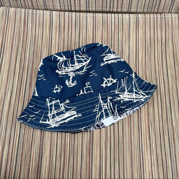 Handmade Reversible Bandana Bucket Hat/Sailing Boat&Bandanas SKU 88777 - Picture 7 of 16